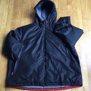 ⚡️Champion Men’s Full Zip Black Hooded Jacket~XXL